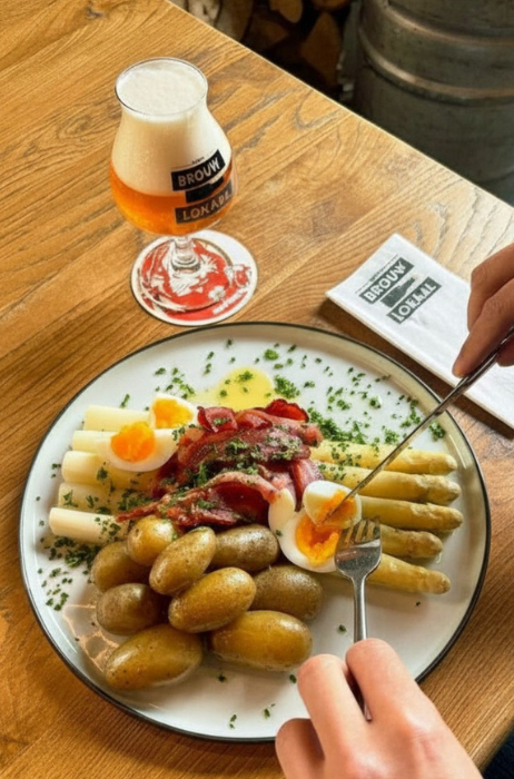 Bier aan tafel